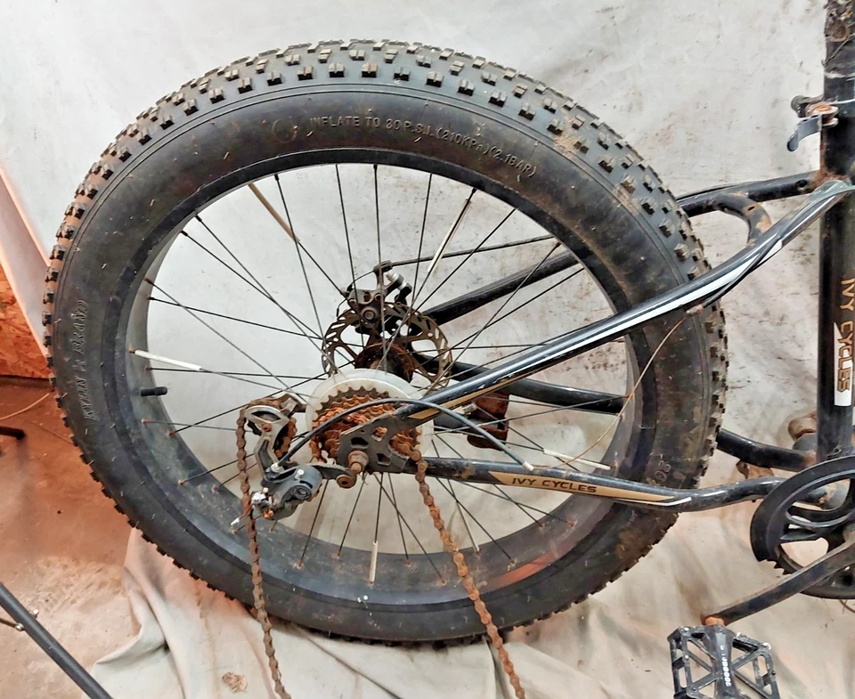 Bicicleta Fat Bike Felt DD70 2020 mediana 18,5" disco eje pasante FaceFace Deore remitente a EE. UU.:) Foto 3 de 4