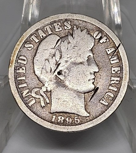 1895-O Barber Dime 10c - Highly Collectible US Coin - Key Date!