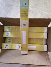 Lot of 24pcs CS Crafters Square Vinyl Paper White, New