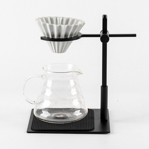 Porte-gobelet double filtre réglable pour cafetière à arrosage, goutte à goutte 8604 - Photo 2/7