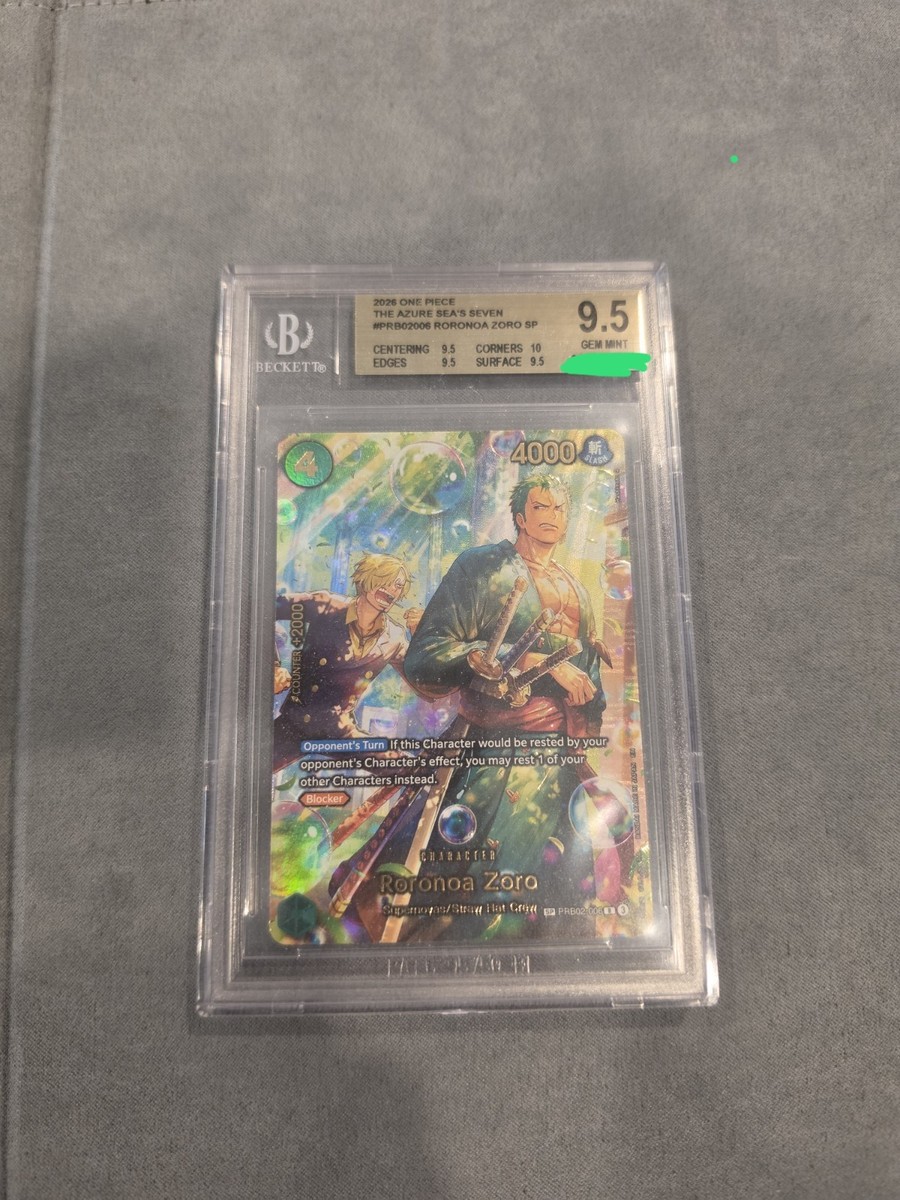 Roronoa Zoro - PRB02-006 (SP) PRB02-006 The Azure Sea's Seven Foil