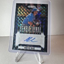 2025 Panini Prizm Sensational Signatures Black Finite Hunter Haas 1/1 Autograph
