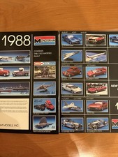 Ancien catalogue magazine original monogramme voiture, camion, avion vers 1988