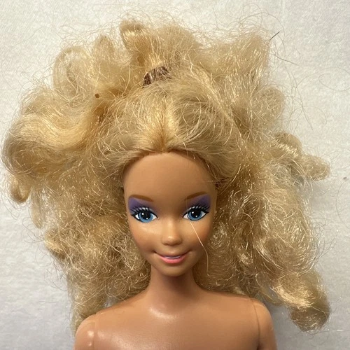 Vintage 1986 ROCKER Curly Hair Barbie Doll Mattel 80s BARBIE AND THE ROCKERS