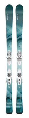 Head Easy Joy Women's All-Mountain Skis, 153cm w/ JOY 9 GW SLR 78 WHT Bindings M