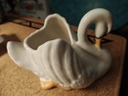 SylvaC Pottery Swan Planter Trinket dish  Makers Mark On Bottom — photo 8