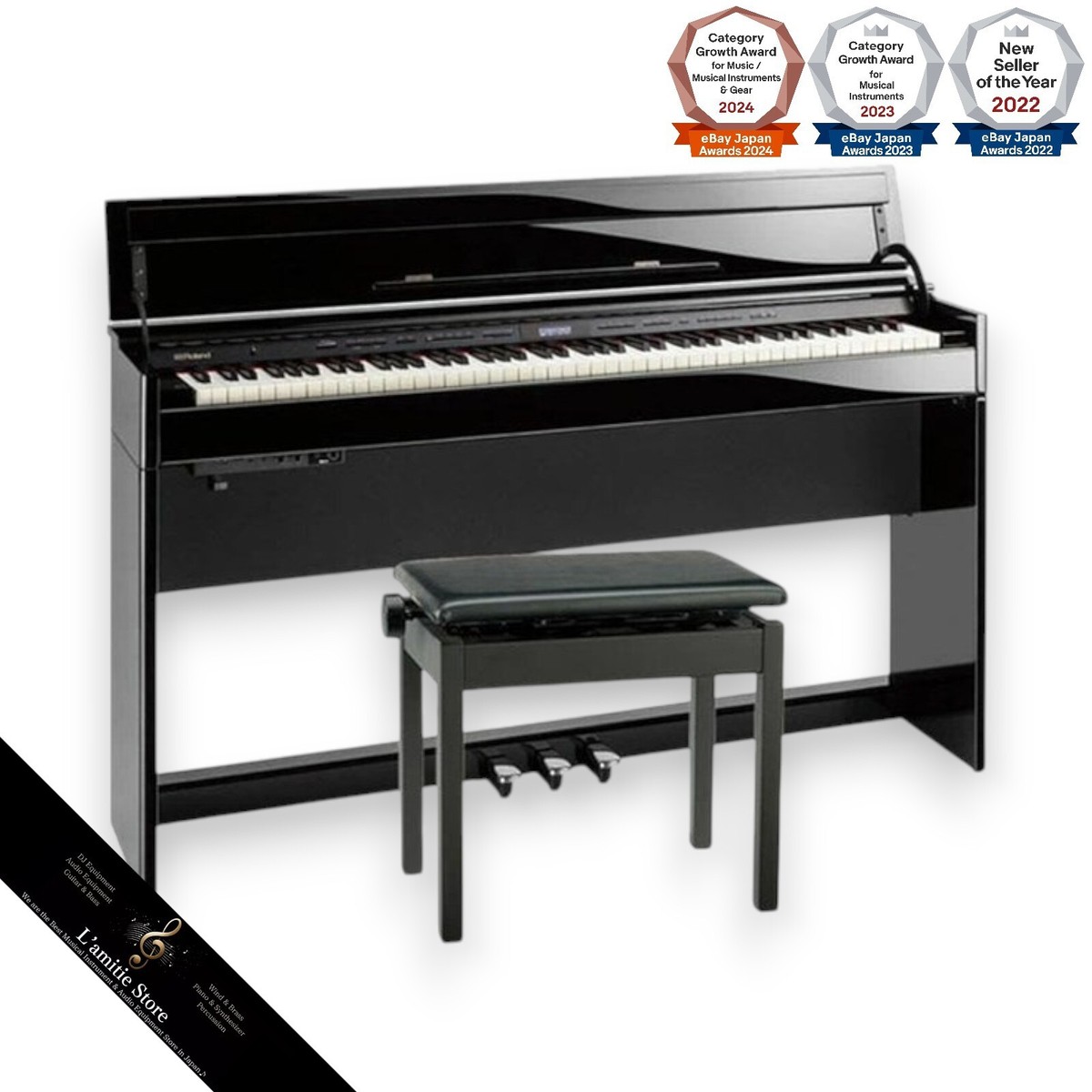 Roland Digital Piano DP603-PES DP603PES DP 603 Mirror finish PHA