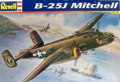 148 B-25J Mitchell American medium bomber Revell 85-5512 Plastic Model kit