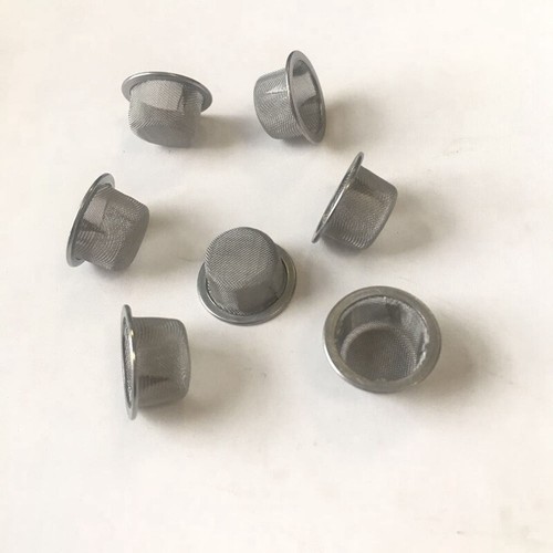 Lote de 10 piezas de tubos de fumar de cristal pipa cachimba bong pantallas malla metálica tazón filtros - Imagen 2 de 9