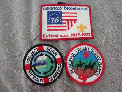 Assortment of Vintage Cub, Boy Scout Patches from the Mid 1970's