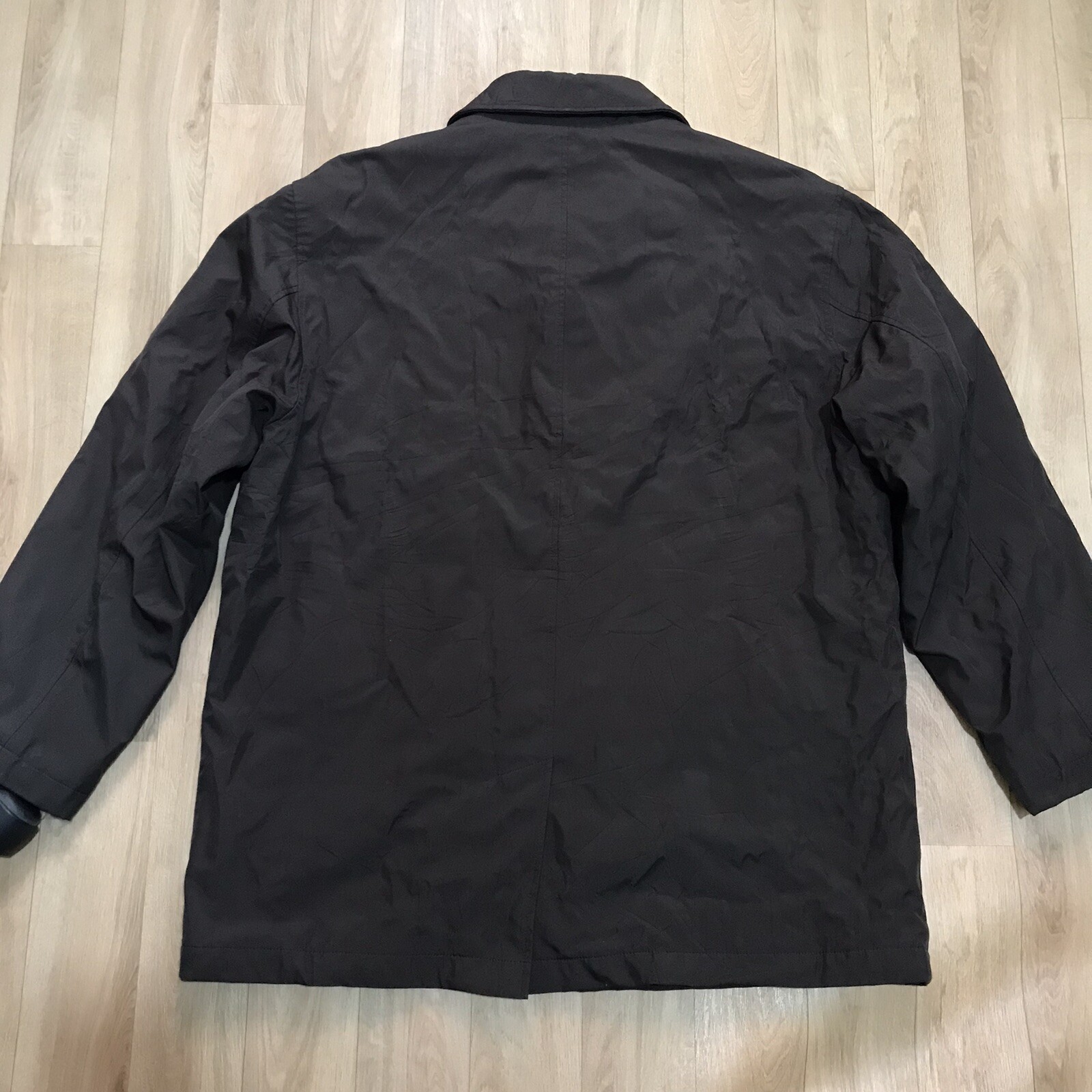 Yves Saint Laurent YSL giacca invernale cappotto cappotto cotone da uomo marrone taglia 2XL