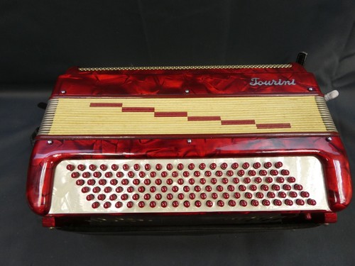 Tourini Italian Made 41/120 Piano Accordion with Case - Picture 8 of 16