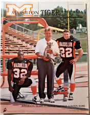 football program Massillon Ohio vs Akron Garfield Sept 12 1997 captains Obie