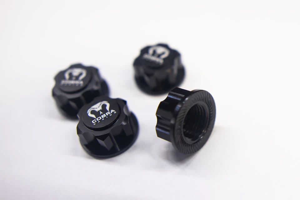 Cobra Racing 17mm Hex Wheel Nut Set – Black Aluminum - Image 3 of 4