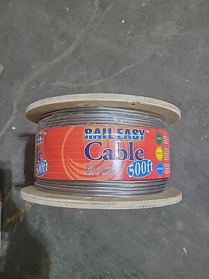 Atlantis Rail Easy 5/32''x500' Roll-316 Stainless Steel Cable C0978-4500 RailEasy