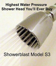Super Ultra High Pressure Shower Head Drencher Over 14 gpm Drencher Model S3