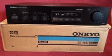 Vintage Onkyo ES-300 AV Surround Processor Working w/Original Box Please Read