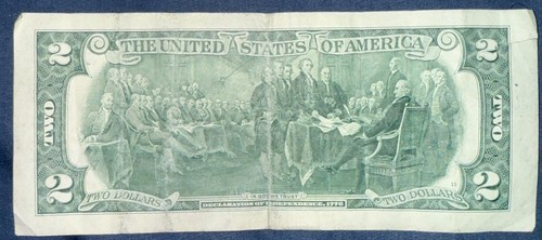 Rare Two Dollar Bill Star Note 2017 Federal Reserve $2 United States Low Serial - Picture 2 of 2