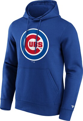 MLB Chicago Cubs Hoody Primary Logo Graphic Baseball hooded Sweater royal