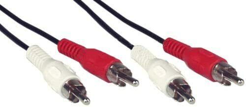 Thumbnail - Inline Cinch Kabel, 2x Cinch, Stecker / Stecker, Schwarz, 0,5- 20m