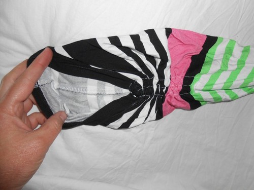 NEW Lark Lane Island Hopping Large 3/4 sleeve Striped Black/Green Blouse Shirt - Picture 3 of 5