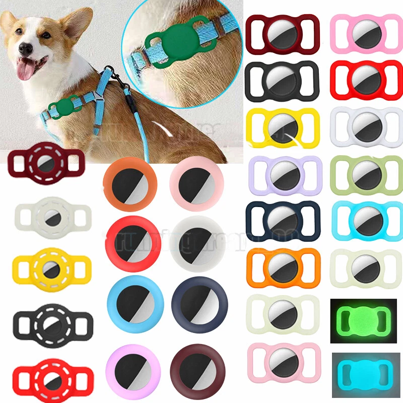 Airtag Dog Collar Holder for Apple Air Tag Protective Cat Collar Bag Pet  Bulk ♡