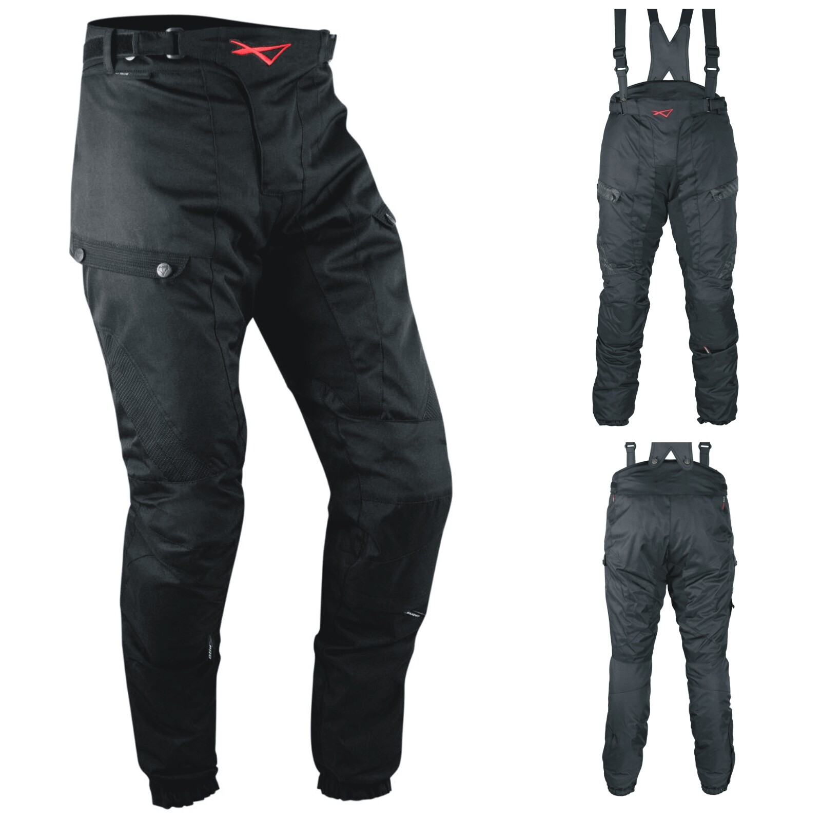 CE Armored Motorcycle Motorbike Waterproof Textile Thermal Man Trousers 28