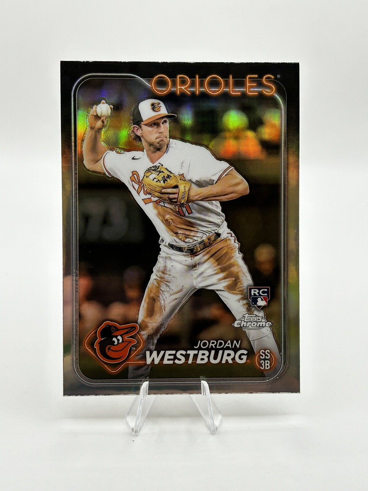 2024 Topps Chrome JORDAN WESTBURG Refractor Rookie Card RC #277 Orioles