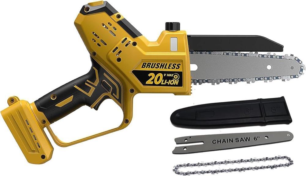 Cordless Pruning Chainsaw–Mini Chainsaw for Dewalt 20V MAX,2-in-1  Design