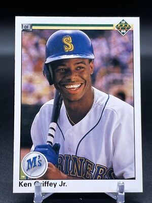 1990 Upper Deck - #156 Ken Griffey Jr - (2) Spelling Errors