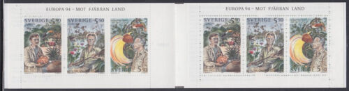 SWEDEN Sc # 2090a MNH BOOKLET of 6 - 2 PANES of 3 DIFF - SWEDISH EXPLORERS - 第 1/1 張圖片