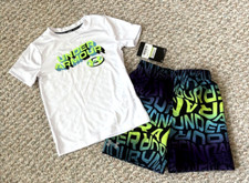 Under Armour Youth NEW 2-Piece Swim Volley Set Shirt  Matching Shorts Size 4