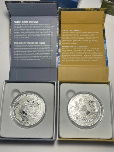 Lot of 5 Canadian Silver Coins - Picture 3 of 6