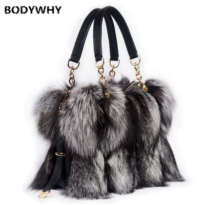 fox fur bag