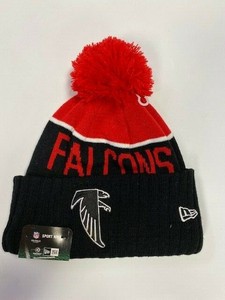 falcons beanie with pom