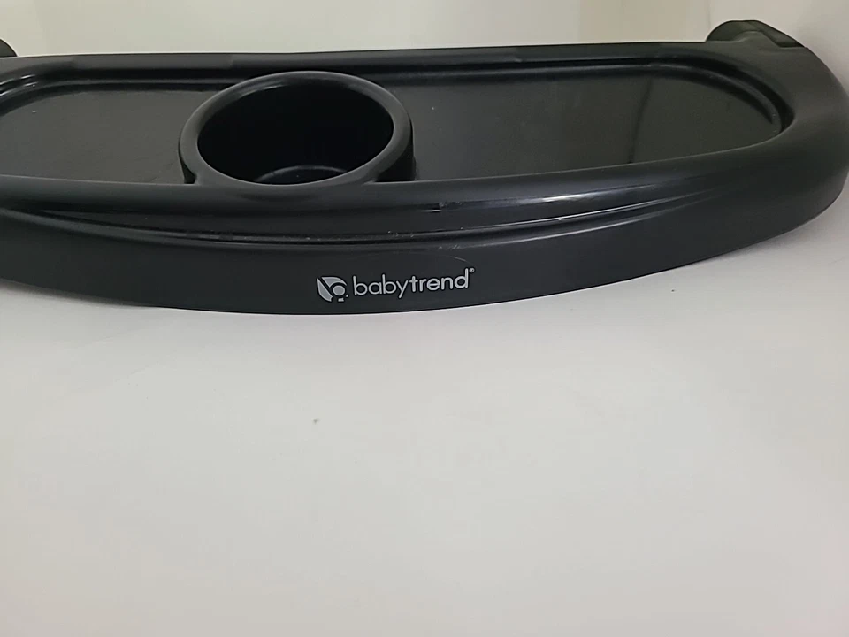 Baby Trend Sit N Stand 双人婴儿推车儿童零食托盘杯架黑色  — 第 2/4 张图片