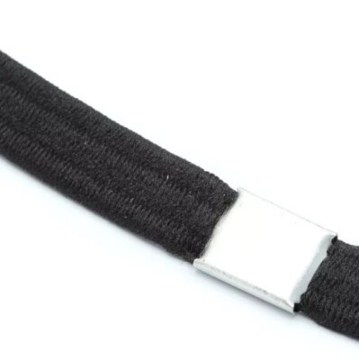 3 Black Elastic Snag Stretch Headband Bandeaux Hair Sport Unisex 