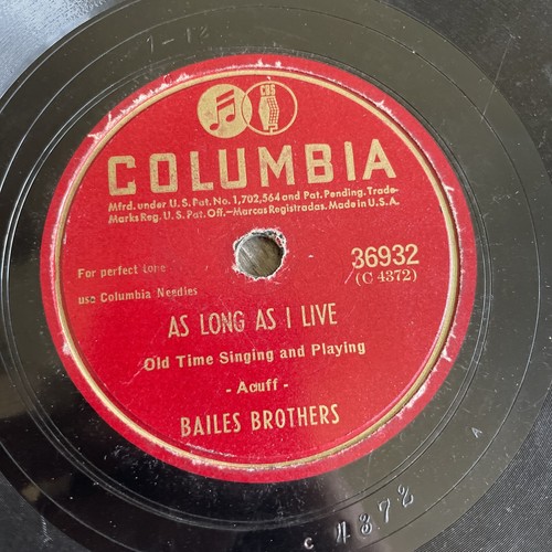 6 COLUMBIA RECORDS 78rpm 10” BOB WILLS, DIANA SHORE, BILL MONROE, BAILES BROTHER - Picture 5 of 12