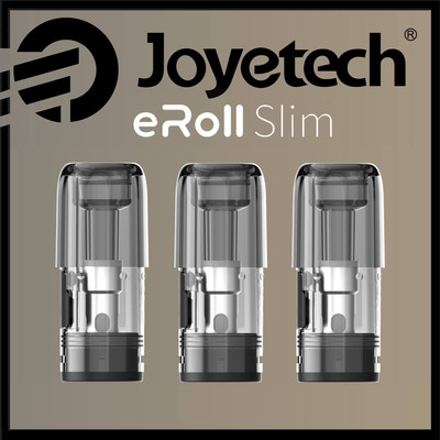 Joyetech eRoll Slim Cartridge 2 ml - 0,8 Ohm oder 1,0 Ohm - 3 Stück pro Packung