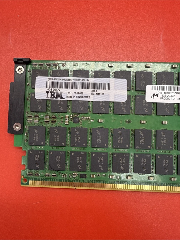 IBM 00JA656 N45156 31E8 16GB MTA40KHF2G72MDZ-1G6E4B50B Server Ram - Image 2 of 4