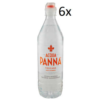 6x Panna Acqua Minerale Naturale Italienisches Natürliches Mineralwasser 75cl