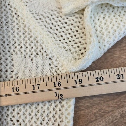 Pol Mujer Corazón Pull Over Split Back Tejido Sudadera con Capucha Recortada Blanco Pequeño Top - Imagen 8 de 22