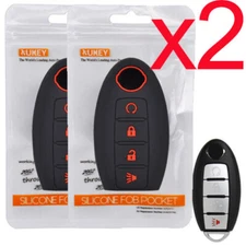 XUKEY Silicone Key Cover Remote Case For Nissan Altima Maxima Murano Versa Titan