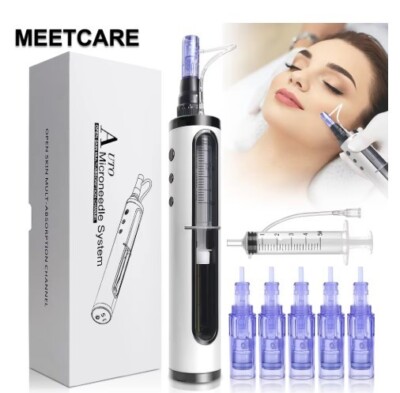 ELEKTRISCHER HYDRA STIFT NADEL PATRONEN MICRONEEDLING SCHÖNHEITSPFLEGE HAUT GESICHT
