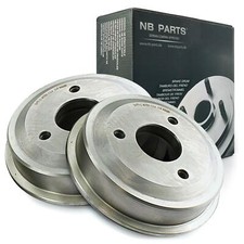 2x Rear Brake Drum Drums for Citroen AX Saxo Peugeot 106 without ABS