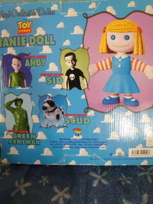 NEW MEDICOM TOY TOY STORY JANIE DOLL Vinyl Collectible DoIIs Pixer