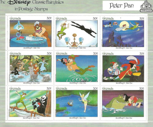 Bloc timbres thematique " Disney " neuf - Afbeelding 1 van 1