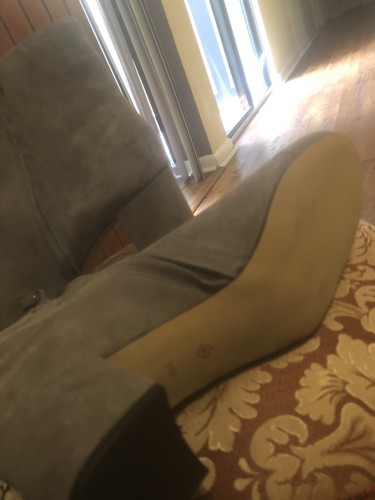 Halogen Gray Suede Booties - NWB 11M - Picture 5 of 12