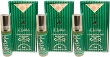 3X Al Rehab KHALIJI  Perfume Roll On 6ml Alcohol Free 3 pack