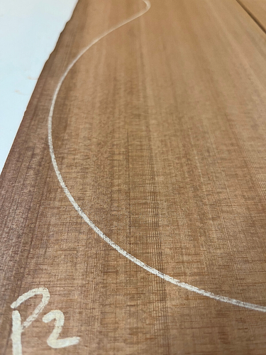 COASTAL REDWOOD acoustic parlour guitar bookmatch top soundboard set AAA+ P2 - Picture 8 of 8